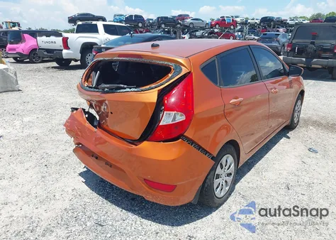 2015 Hyundai Accent Gs из США, поврежденный, VIN KMHCT5AE5FU199796